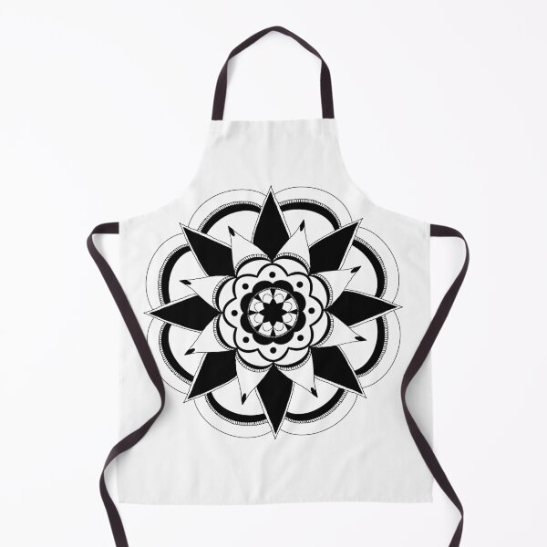 Item preview, Mandala Flower - Black and White designed and sold by mikaylawiser.