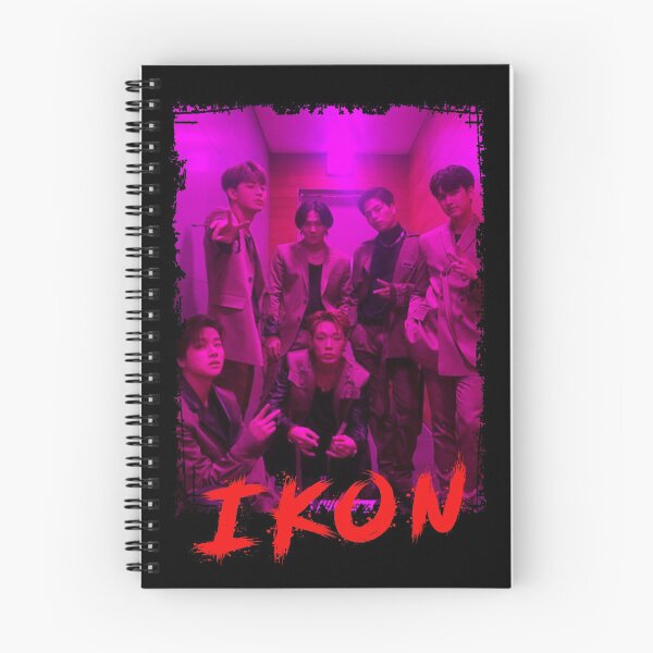 Item preview, iKON Kpop Group Members Purple Korean Kpop RGB Color Design designed and sold by Piosenka Art.
