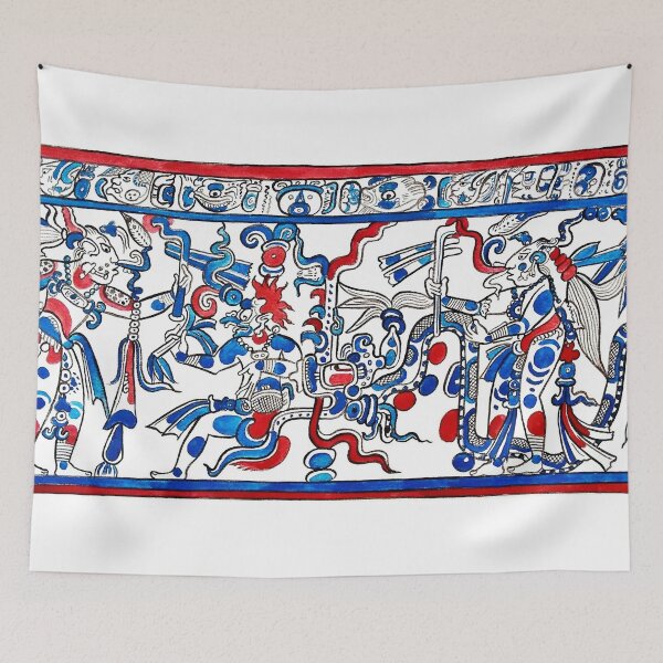 Item preview, Mayan ceramic motif LBC29 designed and sold by Lacambalam.