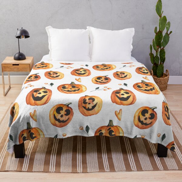 Item preview, Halloween Happy Pumpkin Pattern designed and sold by Vic Torys ☆.