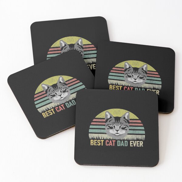 Item preview, Vintage Best Cat Dad Ever Father's Day Gift designed and sold by Shariss.