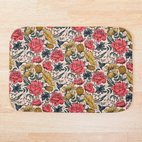 Item preview, Patrón de flores delicadas designed and sold by Simplulina.