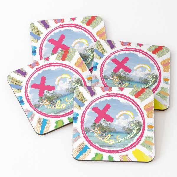 Item preview, travel smile | Beach with mangrove forest | blue sea travel designed and sold by DESIGNBRAND.