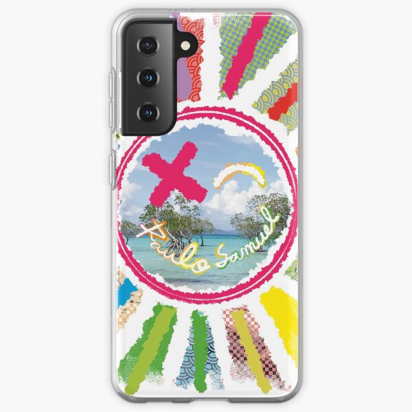 travel smile | Beach with mangrove forest | blue sea travel Samsung Galaxy Soft Case