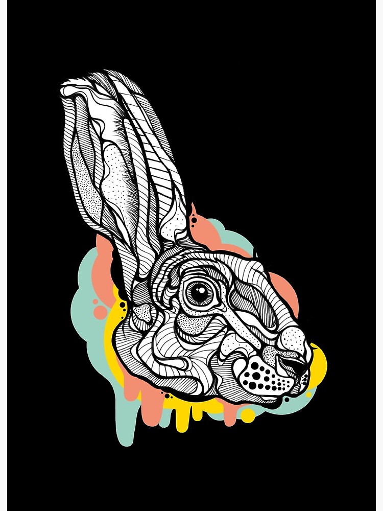 Bunny Weirdcore | Art Board Print