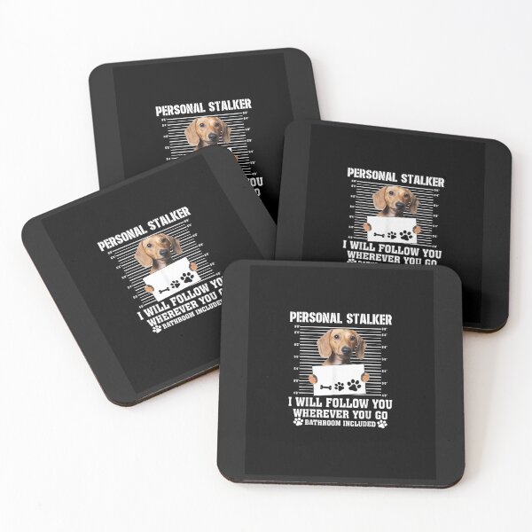 Item preview, Funny Personal Stalker Dachshund Cute Sausage Dog Mom Gift Graphic designed and sold by SoniaSoto.