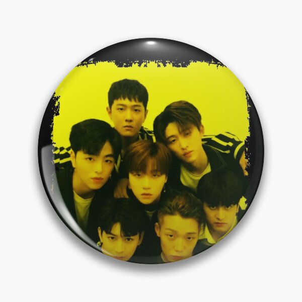 Item preview, iKON Kpop Group Members Yellow Korean Kpop RGB Color Design designed and sold by Piosenka Art.