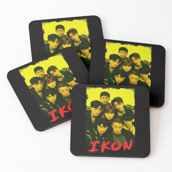 Item preview, iKON Kpop Group Members Yellow Korean Kpop RGB Color Design designed and sold by Piosenka Art.