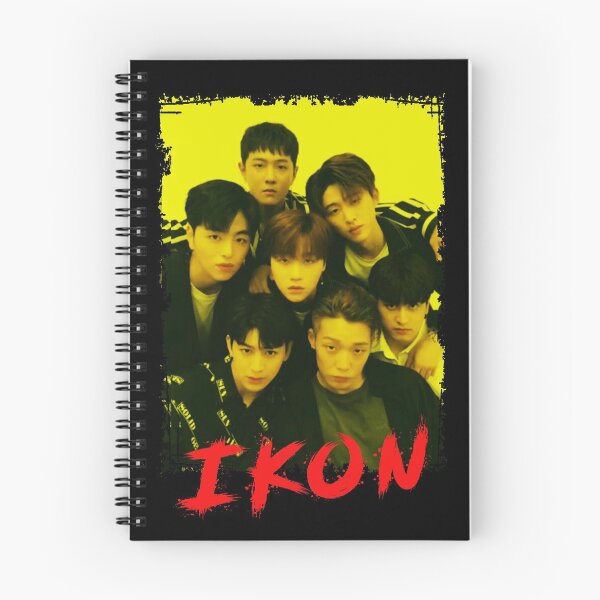 Item preview, iKON Kpop Group Members Yellow Korean Kpop RGB Color Design designed and sold by Piosenka Art.