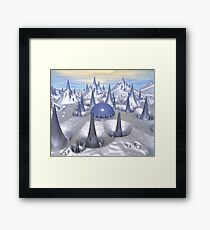 Science Fiction Landscape Framed Print