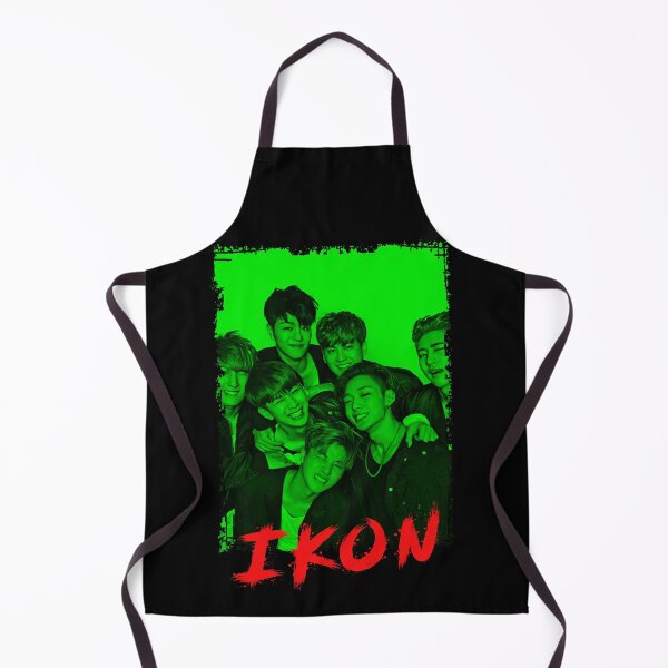 Item preview, iKON Kpop Group Members Green Korean Kpop RGB Color Design designed and sold by Piosenka Art.