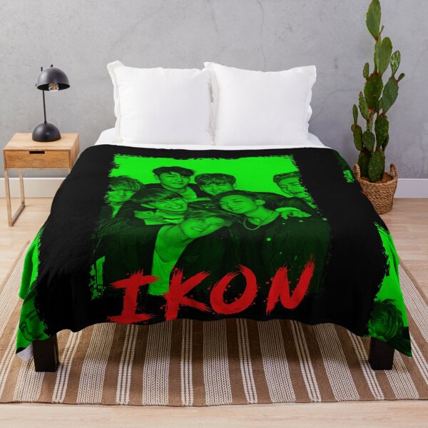 Item preview, iKON Kpop Group Members Green Korean Kpop RGB Color Design designed and sold by Piosenka Art.