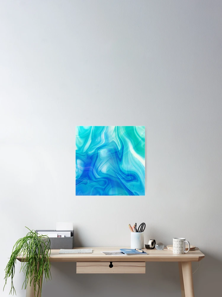 Imagen 2 de 3, Póster con la obra Rayas onduladas, diseñada y vendida por ReesDesigns.
