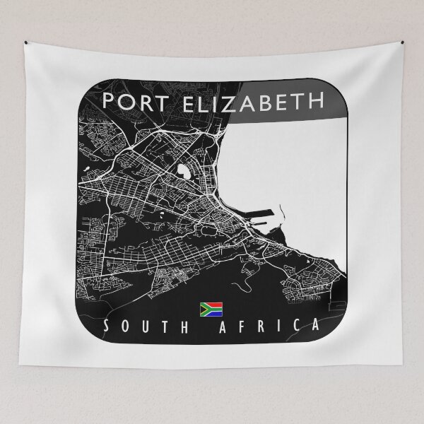 Item preview, PORT ELIZABETH MAP SOUTH AFRICA designed and sold by hatimelhag.
