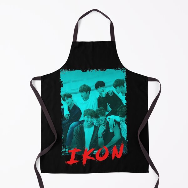 Item preview, iKON Kpop Group Members Blue Korean Kpop RGB Color Design designed and sold by Piosenka Art.