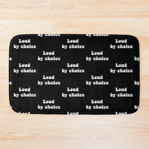 Item preview, Loud by choice -glitch and funny  designed and sold by Smita Maharana.