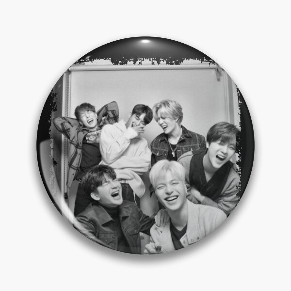 Item preview, iKON Kpop Group Members black and white Korean Kpop RGB Color Design designed and sold by Piosenka Art.