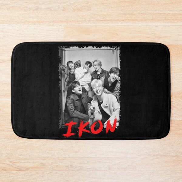 Item preview, iKON Kpop Group Members black and white Korean Kpop RGB Color Design designed and sold by Piosenka Art.