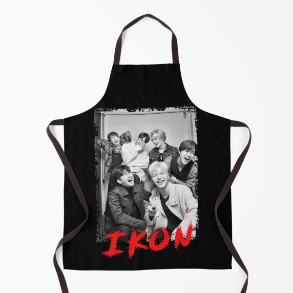 Item preview, iKON Kpop Group Members black and white Korean Kpop RGB Color Design designed and sold by Piosenka Art.