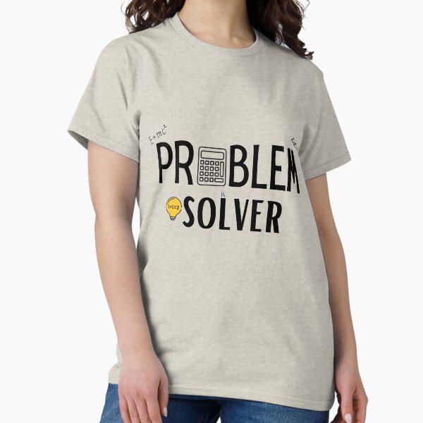 Vista previa del artículo con la obra «Camiseta clásica profesor de matemáticas solucionador de problemas, profesor de matemáticas solucionador de problemas divertido, citas del profesor de matemáticas solucionador de problemas, profesor de matemáticas solucionador de problemas el mejor», diseñado y vendido por Mehdi Art.