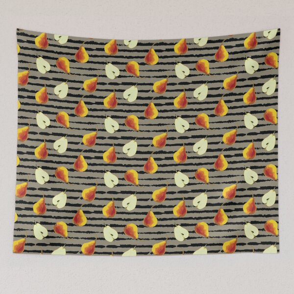 Item preview, Pears and stripes designed and sold by FunnyChameleon.