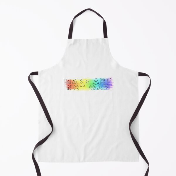 Item preview, make art not war - smooth rainbow designed and sold by annaguerrawords.