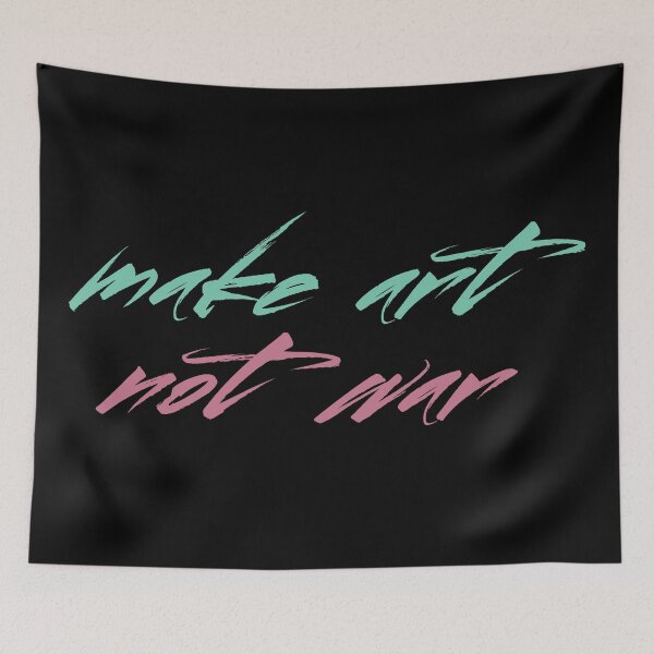 Item preview, Make art not war - bubblegum designed and sold by annaguerrawords.