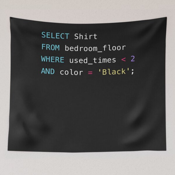 Item preview, Funny SQL Query Select Shirt designed and sold by SoniaSoto.