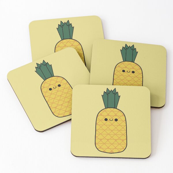 Item preview, Cute Pineapple - Kawaii Pineapple designed and sold by KawaiiByDice.
