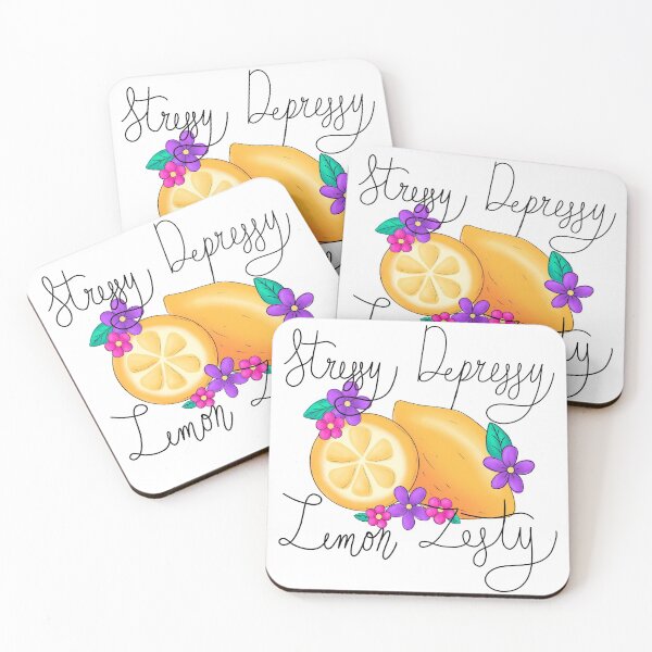 Item preview, Stress Depressy Lemon Zesty designed and sold by forgetfulem.