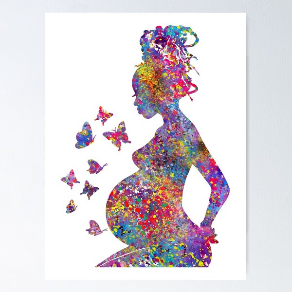 Item preview, Pregnant woman designed and sold by Rosaliartbook.