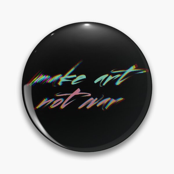 Item preview, Make art not war - retro bubblegum designed and sold by annaguerrawords.