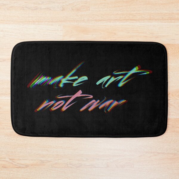 Item preview, Make art not war - retro bubblegum designed and sold by annaguerrawords.