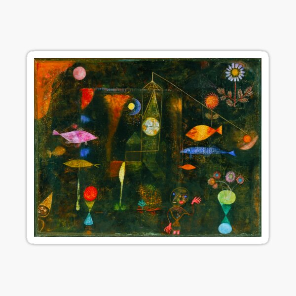 Artikel-Vorschau von PAUL KLEE Fischmagie 1925 Original HD Kunstdruck Paul Klee Beliebte Original High Definition, designt und verkauft von gologodesigns.