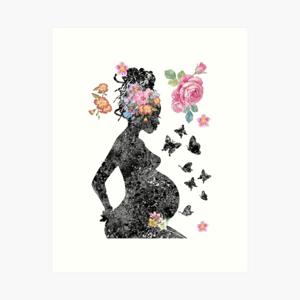 Item preview, Pregnant woman designed and sold by Rosaliartbook.