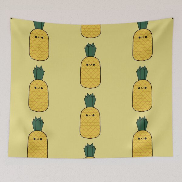 Item preview, Cute Pineapple - Kawaii Pineapple designed and sold by KawaiiByDice.