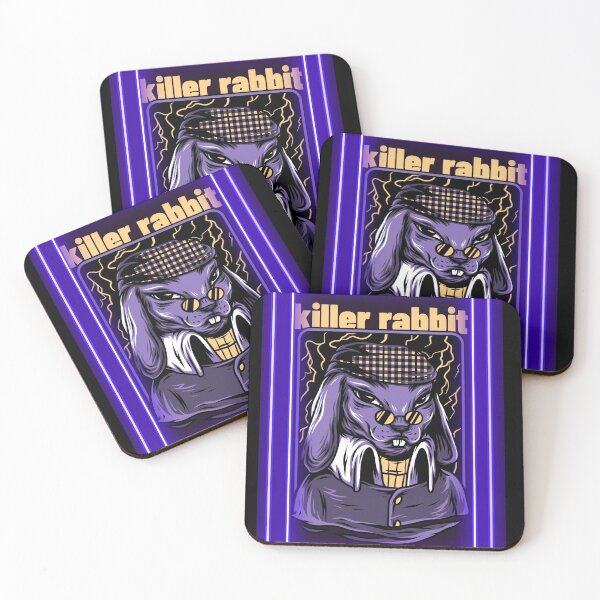 Item preview, Look Out For The Killer Rabbit - Bunny Lovers Tee Shirt designed and sold by Leslie Hasty.