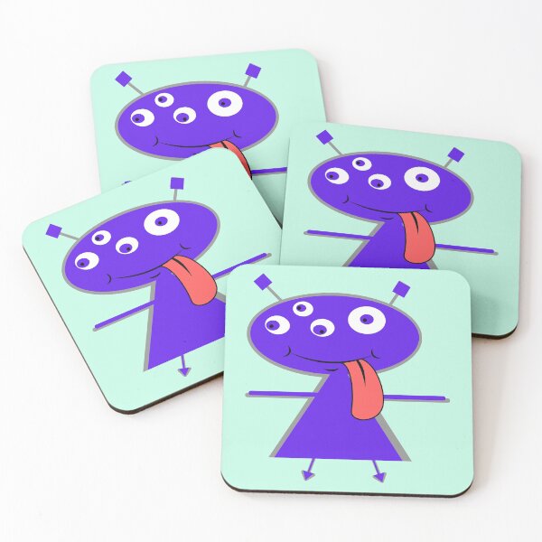 Item preview, Silly Blue 4eyed Martian #Back to School 2021 designed and sold by GeoTeasters.