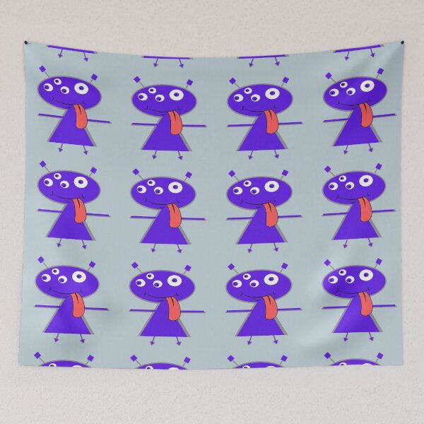 Item preview, Silly Blue 4eyed Martian #Back to School 2021 designed and sold by GeoTeasters.