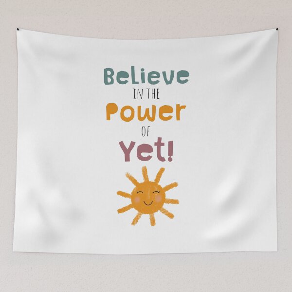 Item preview, Believe In The Power Of Yet Cute Sun designed and sold by Unish.