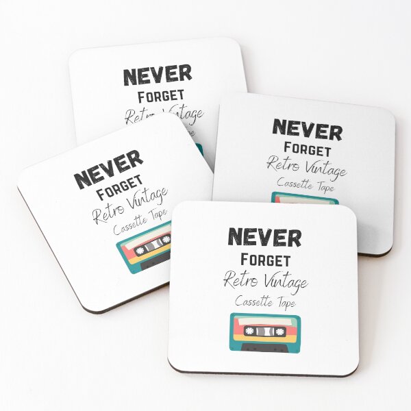 Item preview,  Never Forget Retro Vintage Cassette Tape designed and sold by CreativeMansion.