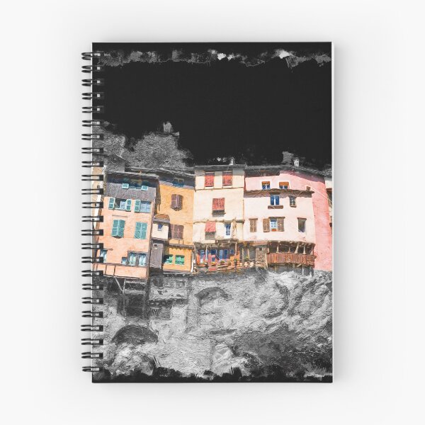 Item preview, French suspended village of Pont en Royans on cliff oil designed and sold by Grégory DUBUS.