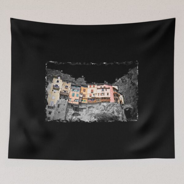 Item preview, French suspended village of Pont en Royans on cliff oil designed and sold by Grégory DUBUS.