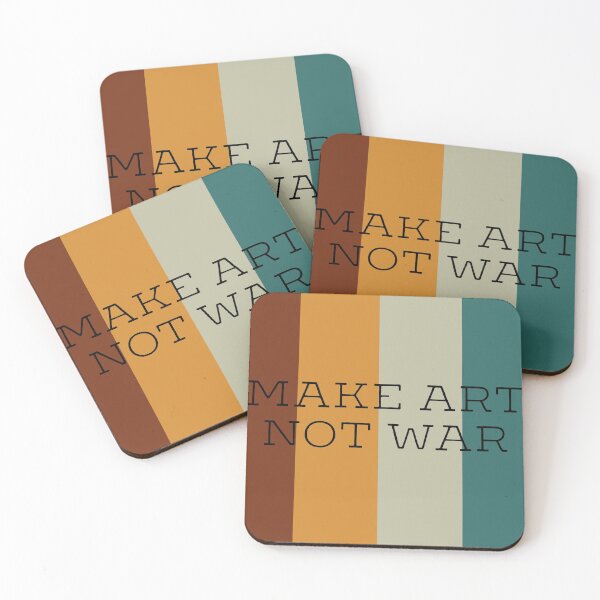 Item preview, Make art not war - type designed and sold by annaguerrawords.
