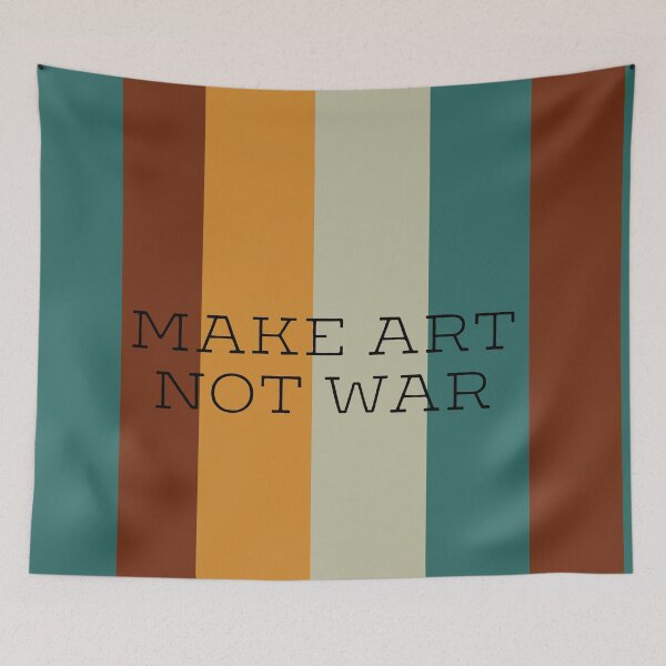 Item preview, Make art not war - type designed and sold by annaguerrawords.
