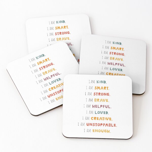 Item preview, I Am Kind I Am Enough Motivational designed and sold by Unish.