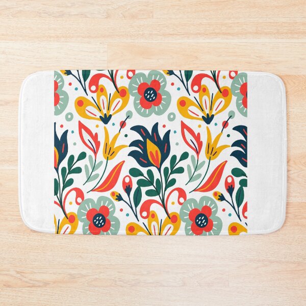 Item preview, colorful exotic leaves flowers pattern - seamless colorful exotic leaves flowers pattern designed and sold by FirstTouch.