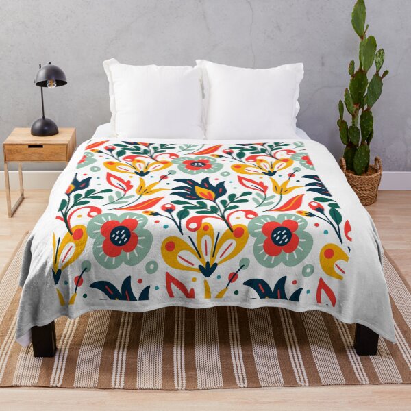 Item preview, colorful exotic leaves flowers pattern - seamless colorful exotic leaves flowers pattern designed and sold by FirstTouch.