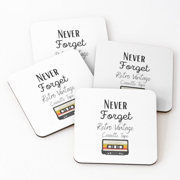 Item preview, Never Forget Retro Vintage Cassette Tape designed and sold by CreativeMansion.