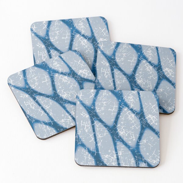 Item preview, Blue Fishing Net Pattern designed and sold by TextileInstinct.